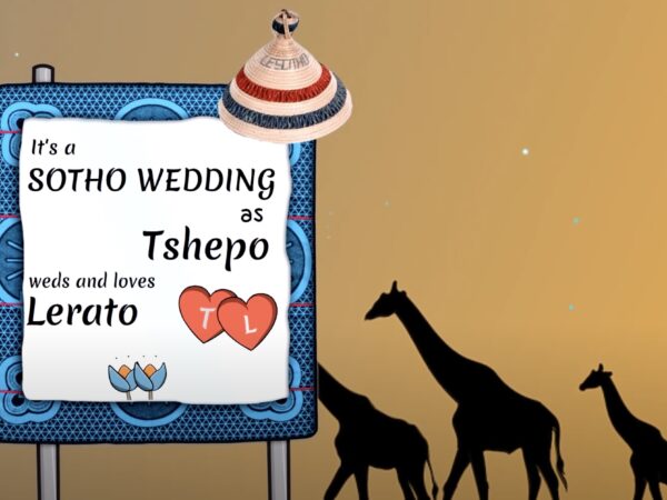 Sotho Traditional Wedding Invitation Video Cards